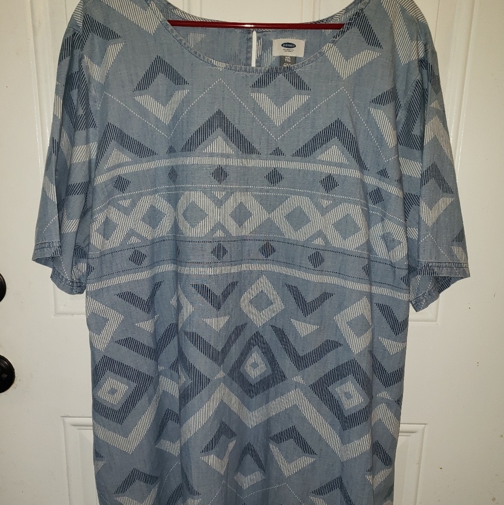 Old Navy Boho Denim Dress